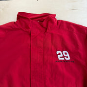 J- Vintage Nascar Kevin Harvick Embroidered Graphic Lightweight Zip Up Jacket - L