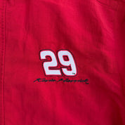 J- Vintage Nascar Kevin Harvick Embroidered Graphic Lightweight Zip Up Jacket - L