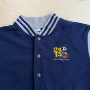J- 2015 Disney Walt Disney World Embroidered & Chenille Embroidered Graphic Varsity Jacket - L