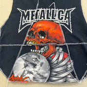 F- HOM Metallica Madly In Anger Reworked Dbl Stitch Crop Top
