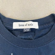 F- HOM Metallica Madly In Anger Reworked Dbl Stitch Crop Top