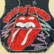 F- HOM Rolling Stones Logo Reworked Dbl Stitch Crop Top
