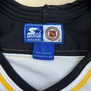 J- Vintage Boston Bruins NHL Starter Hockey Jersey - L