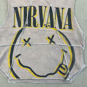 F- HOM Nirvana Smiley Face Reworked Dbl Stitch Tee