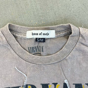 F- HOM Nirvana Smiley Face Reworked Dbl Stitch Tee