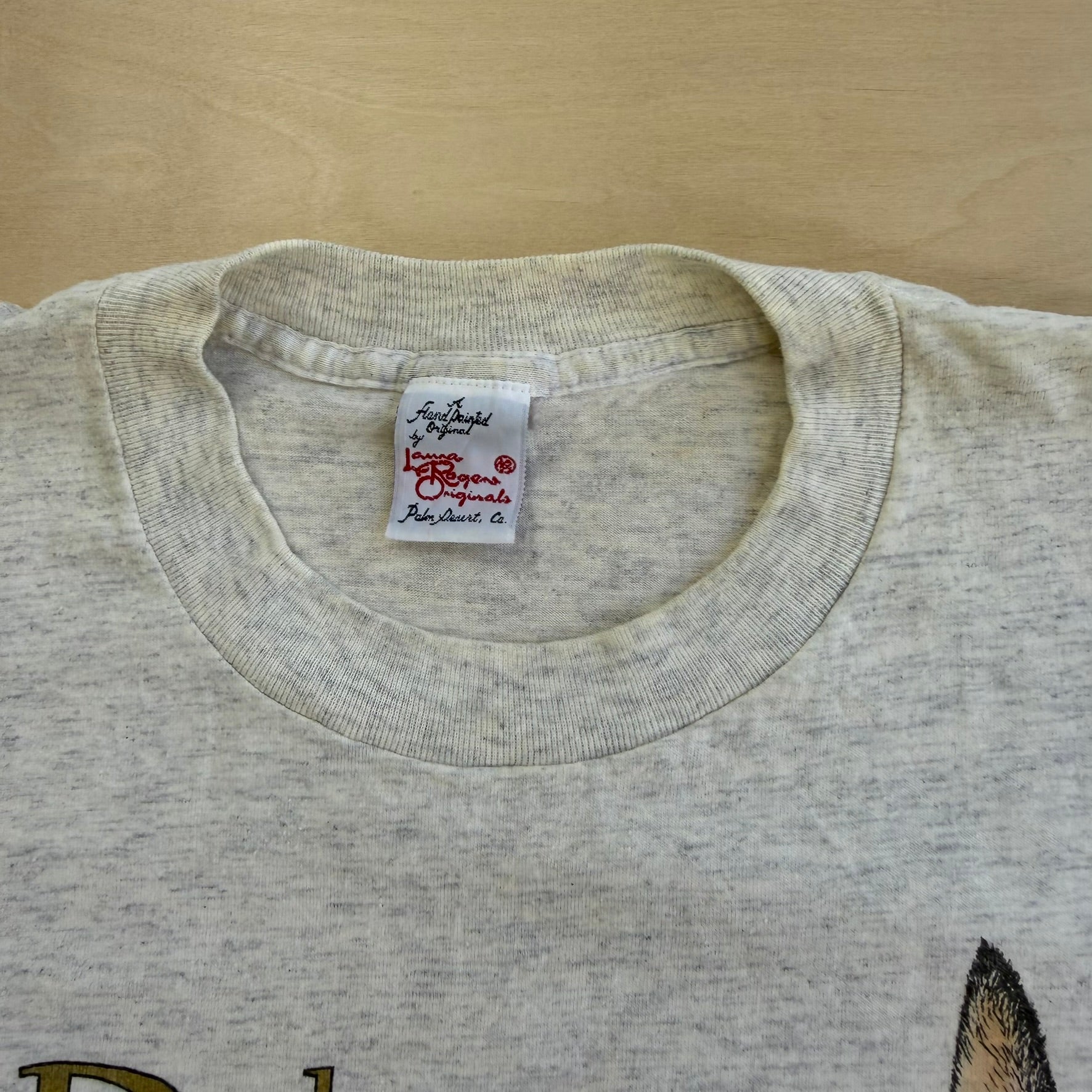 J- Vintage '94 Doberman Dog Graphic Made In USA Single Stitch Tee - XL