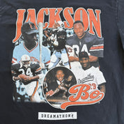 J- Vintage Bo Jackson Dreamathon Picture Graphic Tee - XL