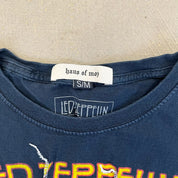 F- HOM Led Zeppelin Reworked Dbl Stitch Crop Top