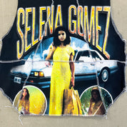F- HOM Selena Gomez Reworked Double Stitch Crop Top