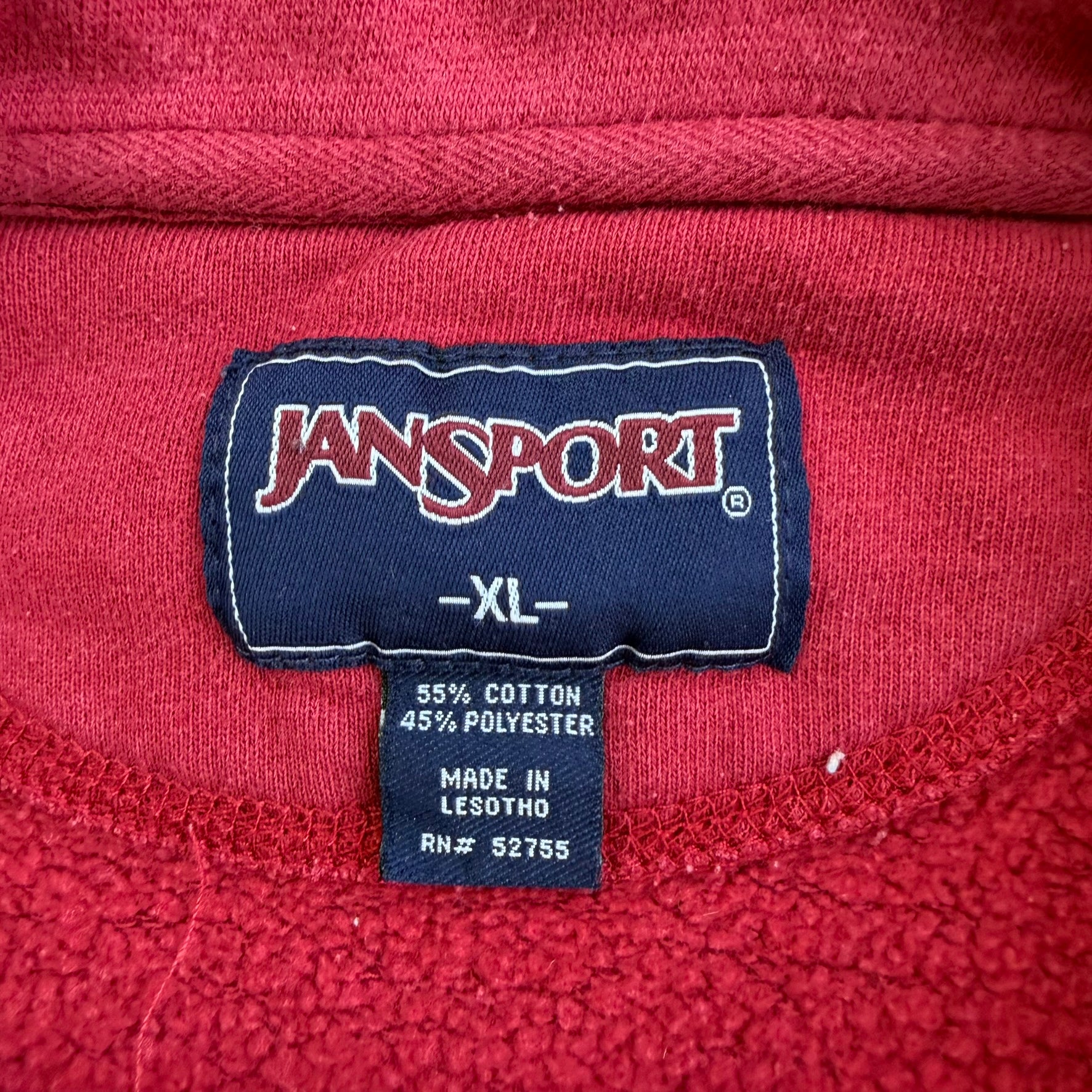 J- Vintage Jansport University Of Alabama Crimson Tide Text Crewneck - XL