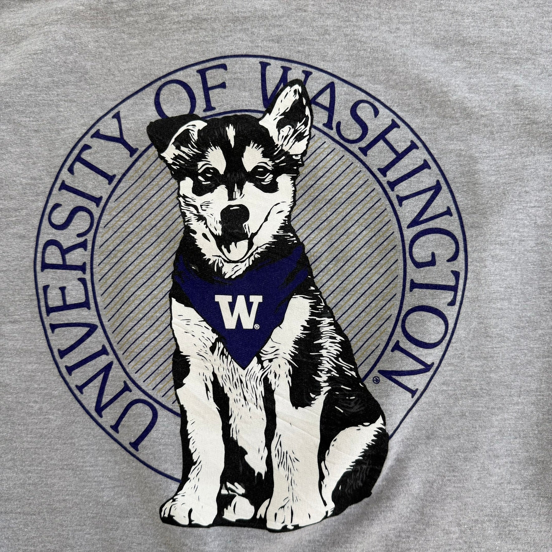 J- University Of Washington Huskies Mascot Graphic Crewneck - 2XL