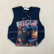 F- HOM Biggie Smalls Reworked Dbl Stitch Crop Top