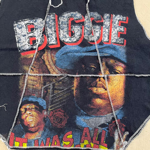 F- HOM Biggie Smalls Reworked Dbl Stitch Crop Top