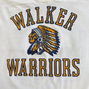 J- Vintage Russell Athletic Walker Warriors Graphic Made In USA Jersey Style Long Sleeve Tee - L