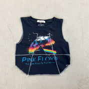 F- HOM Pink Floyd Reworked Dbl Stitch Crop Top