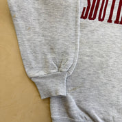 J- Vintage University Of Southern Cal Text & Embroidered Crest Crewneck - L