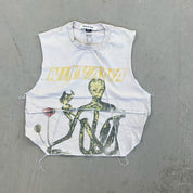 F- HOM Nirvana Insecticide Reworked Dbl Stitch Crop Top