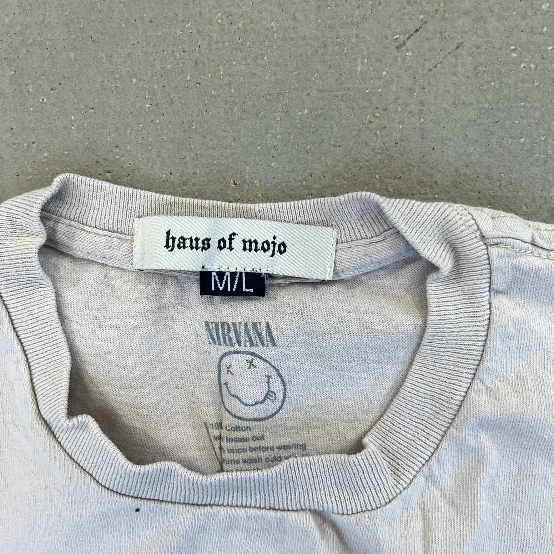 F- HOM Nirvana Insecticide Reworked Dbl Stitch Crop Top