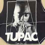 F- HOM Tupac Praying Hands Reworked Dbl Stitch Crop Top