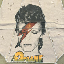 Load image into Gallery viewer, F- HOM David Bowie Reworked Dbl Stitch Crop Top
