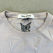 F- HOM David Bowie Reworked Dbl Stitch Crop Top
