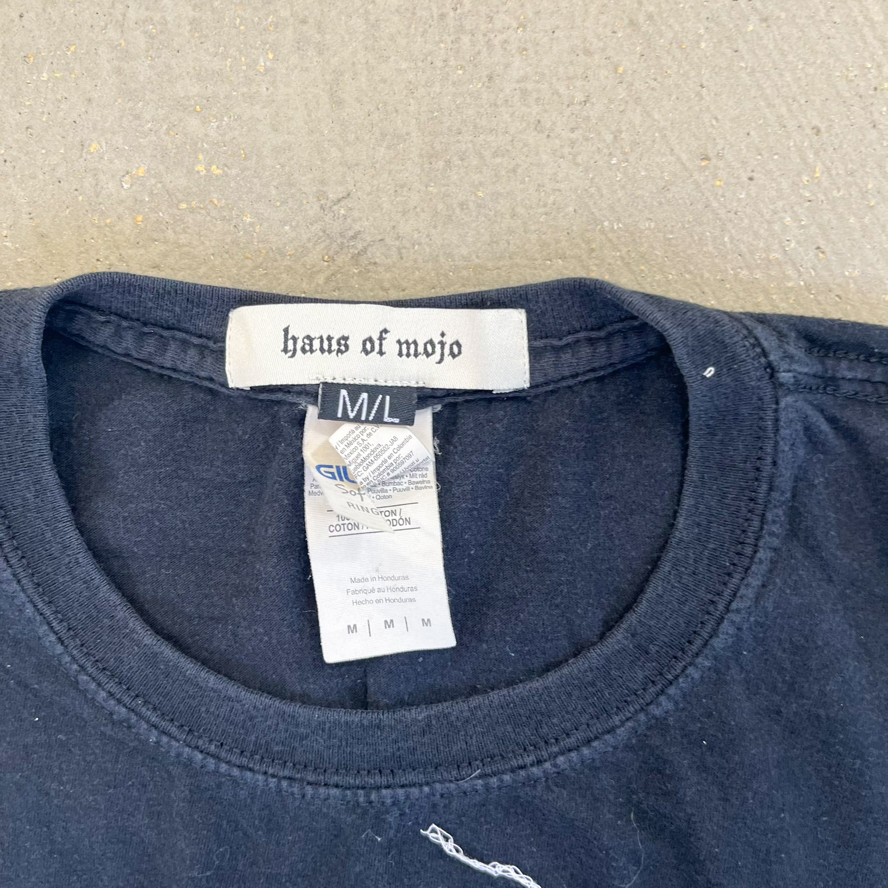 F- HOM Drake & Migos Reworked Dbl Stitch Crop Top