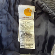 J- Vintage Carhartt Zip Up Collared Olive Green Workwear Jacket - XL