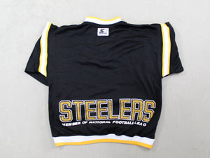 D- Vintage Pittsburgh Steelers NFL Starter Polo-Style Crewneck