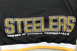 D- Vintage Pittsburgh Steelers NFL Starter Polo-Style Crewneck