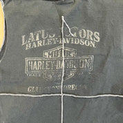 F- HOM Harley Davidson Gladstone Reworked Dbl Stitch Crop Top