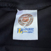 J- Vintage '93 Los Angeles Kings NHL Text Made In USA Single Stitch Tee - L