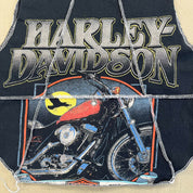 F- HOM Harley Davidson Kelowna Reworked Dbl Stitch Crop Top