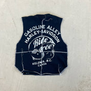 F- HOM Harley Davidson Kelowna Reworked Dbl Stitch Crop Top