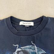 F- HOM Harley Davidson Las Vegas Reworked Dbl Stitch Crop Top