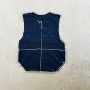 F- HOM Harley Davidson Las Vegas Reworked Dbl Stitch Crop Top
