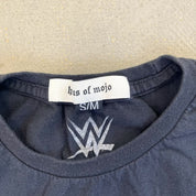 F- HOM WWE WrestleMania 7 Reworked Dbl Stitch Crop Top