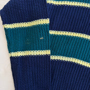 J- Vintage Eddy Bauer Navy/Dark Green Knit Sweater - XLT