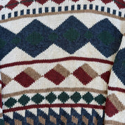 J- Vintage St John's Bay Patterned Knit Sweater - M