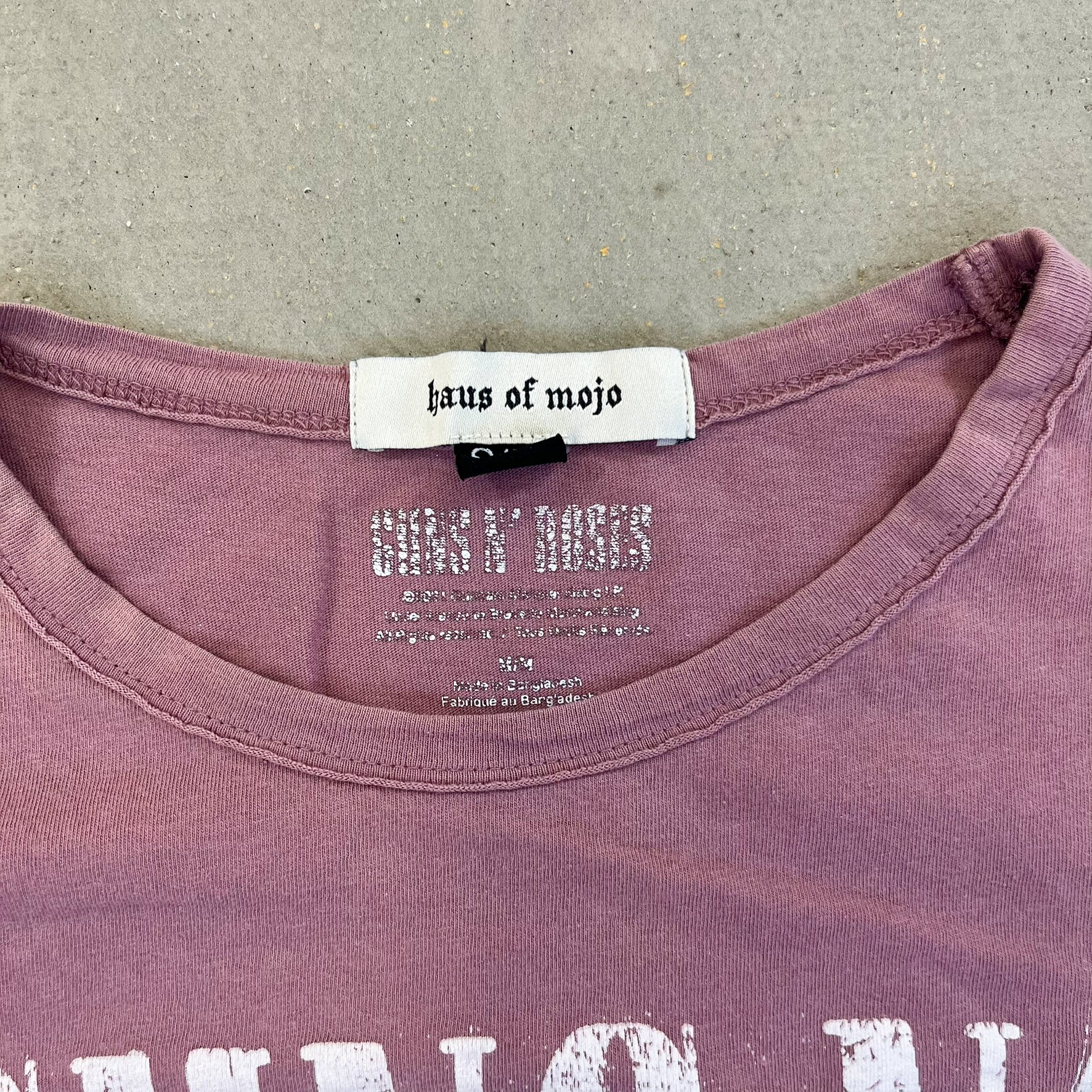 F- HOM Guns & Roses Appetite Reworked Custom Baby Tee