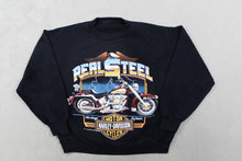 Load image into Gallery viewer, D- Vintage 1989 Harley Davidson Pearl Steel Crewneck
