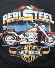 Load image into Gallery viewer, D- Vintage 1989 Harley Davidson Pearl Steel Crewneck
