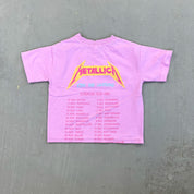 F- HOM Metallica Text Logo Reworked Custom Baby Tee