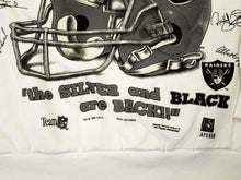 Load image into Gallery viewer, D- Vintage 1995 Los Angeles Raiders Helmet Logo &amp; Signatures Crewneck
