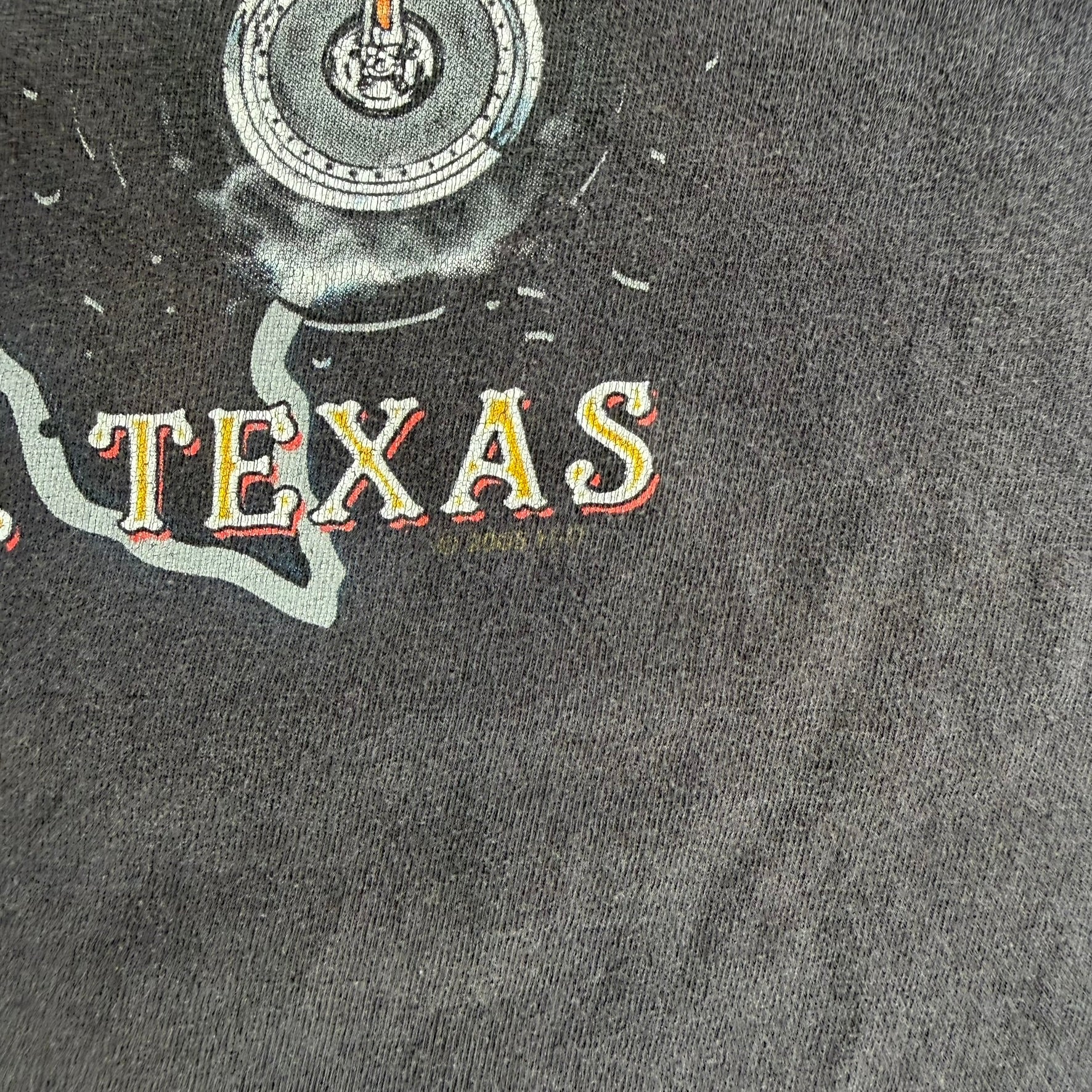 J- Vintage '05 Harley Davidson Cowboys Beaumont Texas Graphic Tee - 2XL