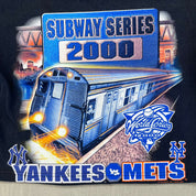 F- HOM 2000 Mets/Yankees Subway Series Reworked Custom Baby Tee