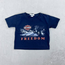 Load image into Gallery viewer, F- HOM Harley Davidson Boston Reworked Custom Baby Tee
