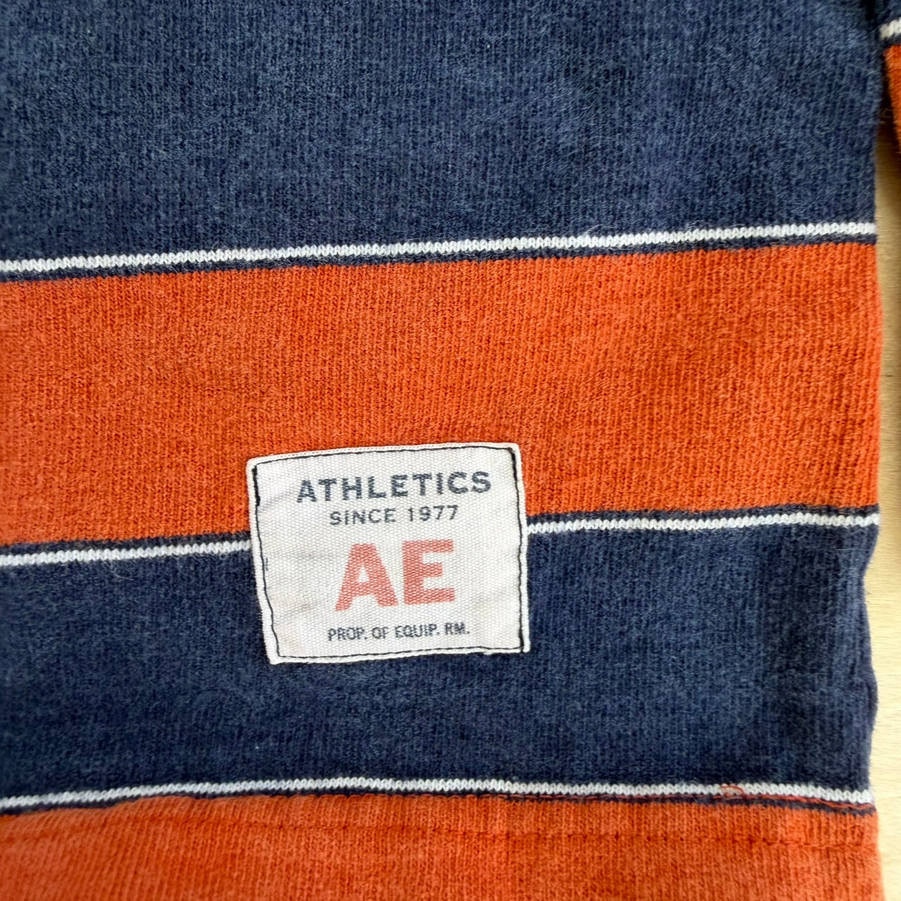 J- Vintage American Eagle Athletics Long Sleeve Rugby Shirt - L