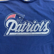 J- Vintage 90s New England Patriots NFL Starter Graphic Made In USA Long Sleeve Tee - L