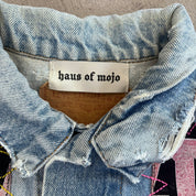 F- HOM AC/DC Levi's Reworked Custom Denim Vest