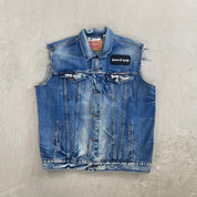 F- HOM Metallica Levi's Reworked Custom Denim Vest